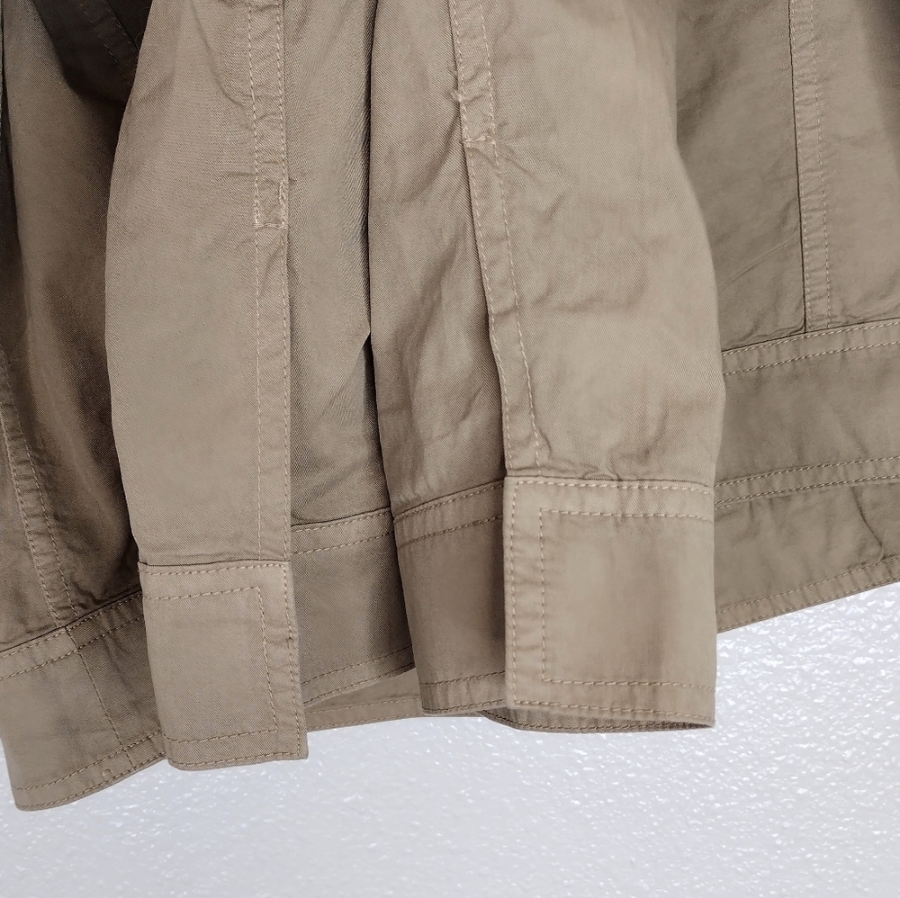 Theory Khaki Button-Down Jacket - Picture 12 of 15